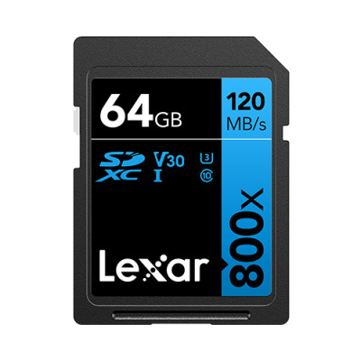 Thẻ nhớ máy ảnh/ máy quay phim Lexar 32GB/ 64GB 800x UHS-I SDHC V10, tốc độ đọc 120MB/s - HÀNG CHÍNH HÃNG
