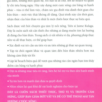 Sống Như Một Super Woman - Chiến Lược Cân Bằng Cuộc Sống Và Hạnh Phúc Trọn Vẹn - TS. Jaime Kulaga; Quốc Đạt dịch