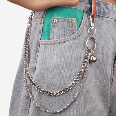 Dây chuyền thắt lưng nữ denim cá tính