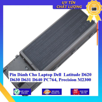 Pin dùng cho Laptop Dell Latitude D620 D630 D631 D640 PC764 Precision M2300 - Hàng Nhập Khẩu MIBAT37