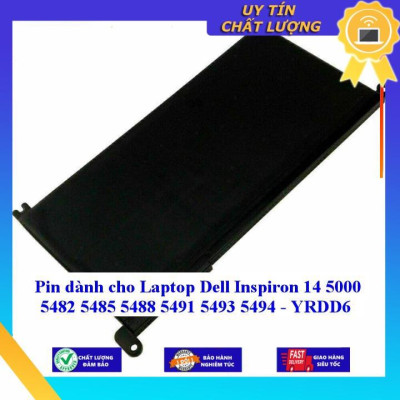 Pin dùng cho Laptop Dell Inspiron 14 5000 5482 5485 5488 5491 5493 5494 - YRDD6 - Hàng Nhập Khẩu New Seal