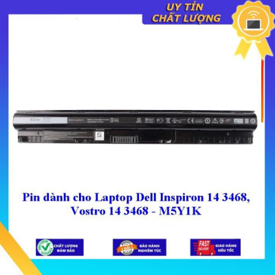 Pin cho Laptop Dell Inspiron 14 3468 Vostro 14 3468 - M5Y1K - Hàng Nhập Khẩu MIBAT829