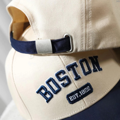 Nón kết, mũ lưỡi trai BOSTON phối vải Kaki đẹp Form chuẩn thời trang (Ảnh thật)