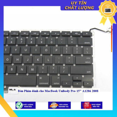 Bàn Phím dùng cho MacBook Unibody Pro 15" A1286 2008 - Hàng Nhập Khẩu New Seal