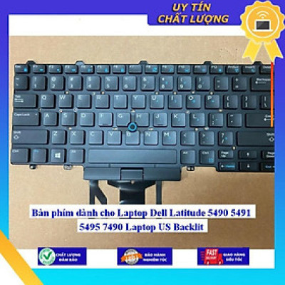 Bàn phím dùng cho Laptop Dell Latitude 5490 5491 5495 7490 - Hàng Nhập Khẩu New Seal