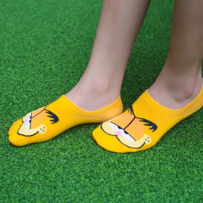 Tất vớ lười nữ hoạt hình cute Kikiya cao cấp Hàn Quốc W-N-007