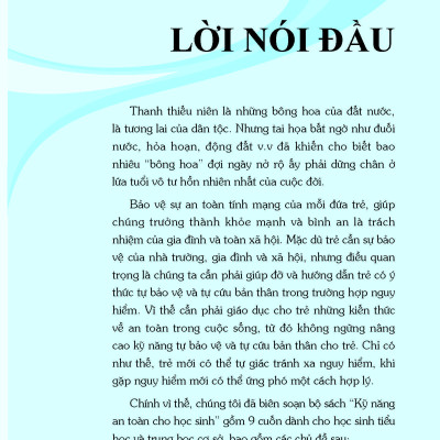 Kỹ Năng An Toàn Cho Học Sinh, Quyển 9 - Vietnambook