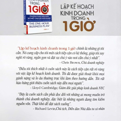 Lập Kế Hoạch Kinh Doanh Trong 1 Giờ