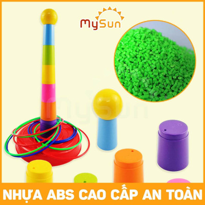 Bộ đồ trò chơi NÉM VÒNG cổ chai cho bé giải trí giảm căng thẳng MySun