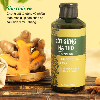 Bộ giảm eo sau sinh dưới 3 tháng Wonmom ( 1 Cốt gừng hạ thổ + 1 Gen nịt bụng )