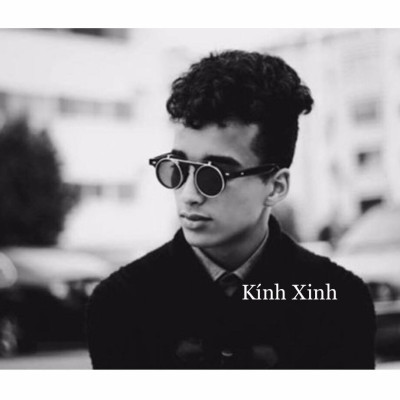 Kính râm Mắt Tròn Thầy Bói 2in1 Thời Trang