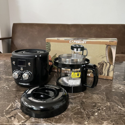 Máy rang hạt cà phê công nghệ gia nhiệt không khí thương hiệu Mỹ cao cấp Cafemasy CCR-305D - Hàng Nhập Khẩu