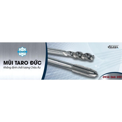 Mũi taro xoắn Volkel M 8 x 1.25