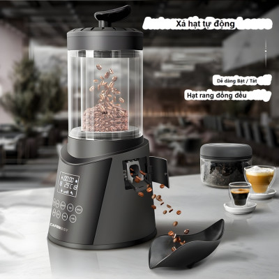 Máy rang hạt cà phê công nghệ gia nhiệt không khí chuyên nghiệp thương hiệu Cafemasy SCR-306 - Công suất 1800W - Hàng chính hãng