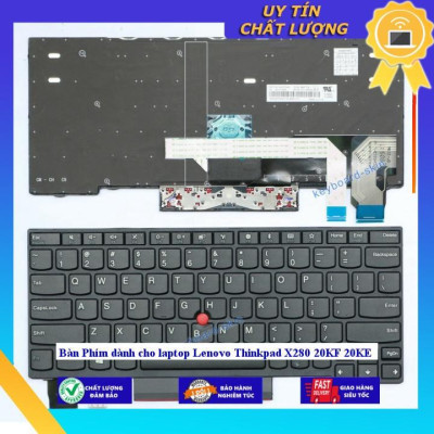 Bàn Phím dùng cho laptop Lenovo Thinkpad X280 20KF 20KE - KHÔNG ĐÈN - Hàng Nhập Khẩu New Seal