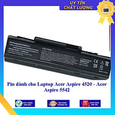 Pin dùng cho Laptop Acer Aspire 4520 Acer Aspire 5542 - Hàng Nhập Khẩu MIBAT377