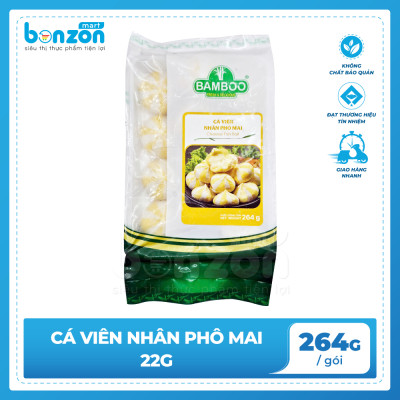 Cá viên nhân phô mai BAMBOO 22g (264G)
