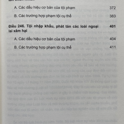 Bình Luận Bộ Luật Hình Sự Năm 2015 - Phần Các Tội Phạm Chương XIX Các Tội Phạm Về Môi Trường