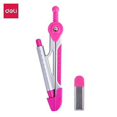 Compa chì kim + hộp ruột Deli 8616 / Compa Deli E8616