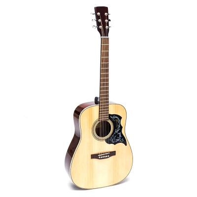 Đàn Guitar Acoustic DD200 NAT - Màu gỗ dáng D cho âm thanh vang tốt sử dụng lâu dài