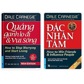 Sách - Combo Bìa Cứng Đắc Nhân Tâm + Quẳng Gánh Lo Đi Và Vui Sống - First News