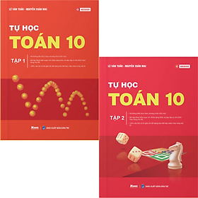 Sách - Tự Học Toán 10 - Tập 1 + 2 - Tái bản 2025 (Moon)
