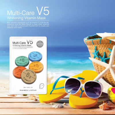 Combo 6 mặt nạ dưỡng trắng, cấp ẩm, săn chắc da Rainbow L