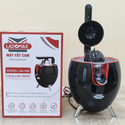 Máy vắt cam công nghiệp Ladomax Ha936 - công suất 860W - Moto đồng - có linh kiện thay thế - Hàng chính hãng