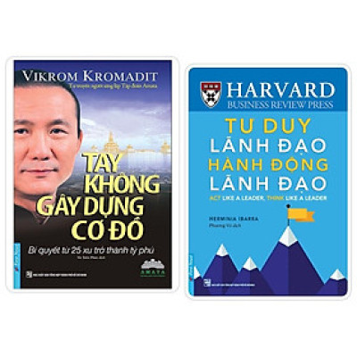 Combo Tay Không Gây Dựng Cơ Đồ + Tư Duy Lãnh Đạo Hành Động Lãnh Đạo - Bản Quyền