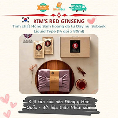 Tinh chất Hồng Sâm hoang dã từ Dãy núi Sobaek Kim