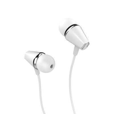 Tai nghe nhét tai Hoco dây tròn M34 dài 1.2M cho mọi thiết bị ( 2 màu ) - Hàng chính hãng