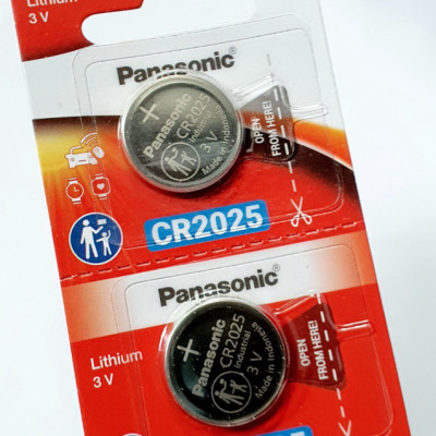 Vỉ 5 Viên Pin CR2025 ( CR 2025/5BE x 1 Vỉ ) Panasonic Lithium 3V - Hàng Chính Hãng