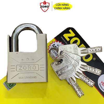 Ổ khóa chống cắt ZORO 5 phân chìa muỗng càng chống cắt - khóa bấm công nghệ mỹ chống cắt càng