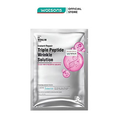 Mặt Nạ Dr.Wonjin Instant Repair Triple Peptide Wrinkle Solution Tăng Sinh Collagen Cấp Tốc 30g
