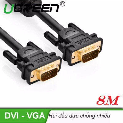 Ugreen UG11640VG101TK 8M màu Đen Cáp tín hiệu 2 đầu VGA - HÀNG CHÍNH HÃNG