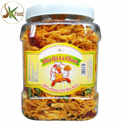 500G KHÔ GÀ LÁ CHANH THƯƠNG HIỆU SK FOOD LOẠI ĐẶC BIỆT