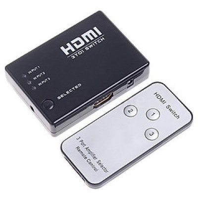 Bộ gộp HDMI 3 vào 1 ra - Gộp HDMI 3 ra 1 - Hàng Nhập Khẩu