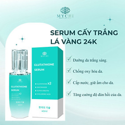 Serum Mychi - Serum cấy trắng lá vàng 24k glutathione