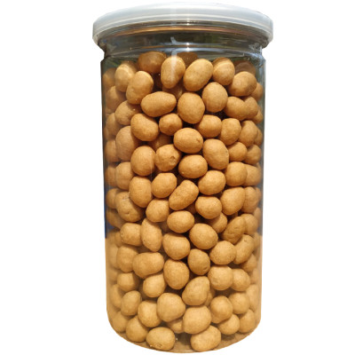 1 KG ĐẬU DA CÁ CỐT DỪA SẤY GIÒN THƠM NGON THƯƠNG HIỆU SK FOOD - 2 HŨ PET