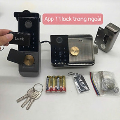 Khóa cửa thông minh chống nước G05 - 2 Mặt Vân Tay & APP TTlock Bluetooth quản lý 2 mặt trong ngoài ( Hàng nhập khẩu)