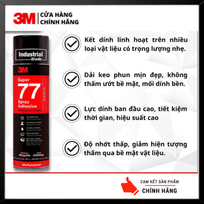 Keo Xịt Đa Năng 3M Super 77 - 375g