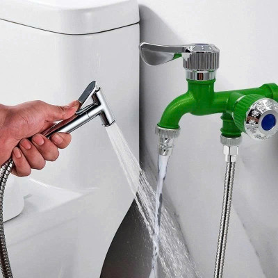Vòi Nước Đôi 2 Nhánh Tiện Lợi – Gắn Máy Giặt, Tưới Cây, Rửa Chén Đa Năng