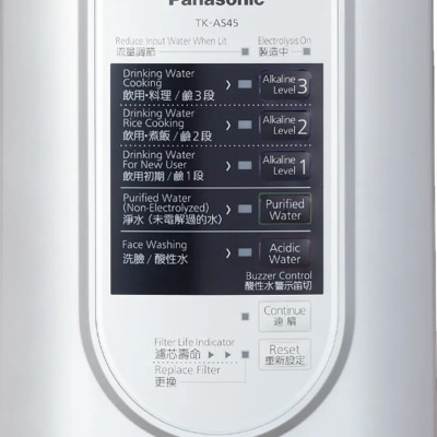 Máy lọc nước ion kiềm Panasonic TK-AS45 3 tấm điện cực - Hàng chính hãng