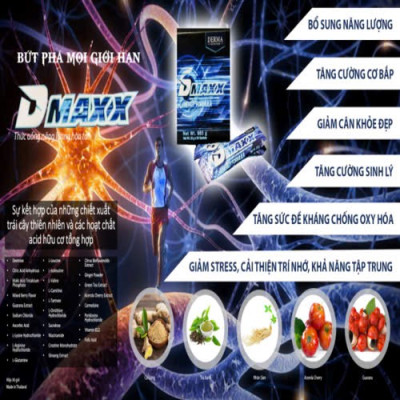 DMAXX thức uống bổ sung vitamin năng lượng có đường DAMODE 44 gói màu xanh mỗi gói 22gr