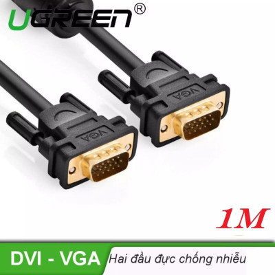 Ugreen UG11673VG101TK 1M màu Đen Cáp tín hiệu 2 đầu VGA - HÀNG CHÍNH HÃNG