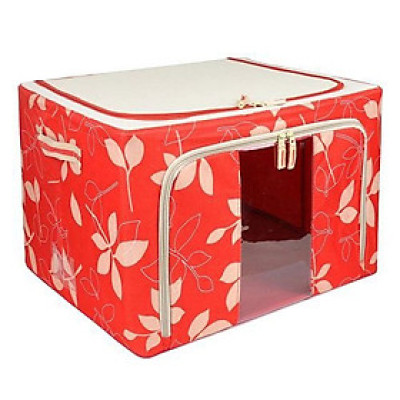 COMBO 2 TÚI ĐỰNG QUẦN ÁO KHUNG THÉP 66L-LIVING BOX 66L - Giao mẫu ngẫu nhiên