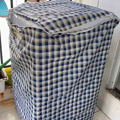 Áo phủ máy giặt cửa ngang (trước) cho máy từ 11- 15 kg ,vải dù siêu bền tiện lợi , chống thấm nước , bảo vệ máy giặt dưới mọi thời tiết giao màu ngẫu nhiên