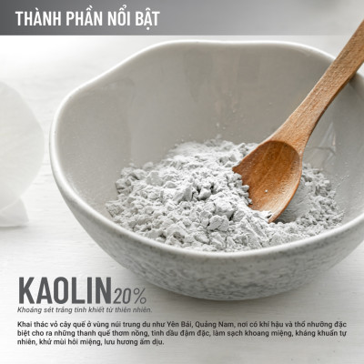 Kem Đánh Răng Thảo Dược Thuần Chay Quế Cam Thảo - Sạch Mảng Bám, Giảm Ê Buốt 60 Gram