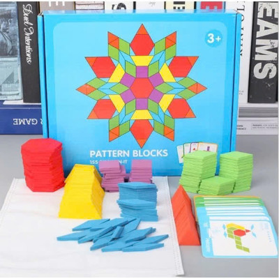 Đồ Chơi Xếp Hình Tangram Bằng Gỗ 155 Chi Tiết Nhiều Màu Sắc Xếp Được Hàng Nghìn Hình Khác Nhau Cho Bé Tư Duy Sáng Tạo