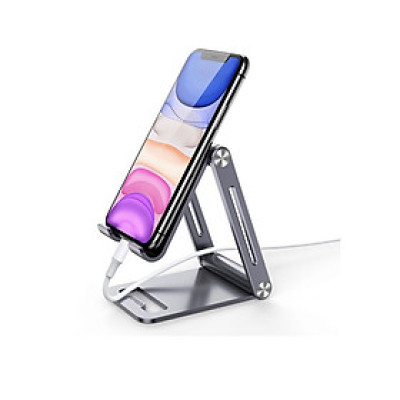 Giá đỡ Điện Thoại để bàn bằng nhôm có thể trượt Màu Xám Ugreen 80708 LP263 Hàng chính hãng